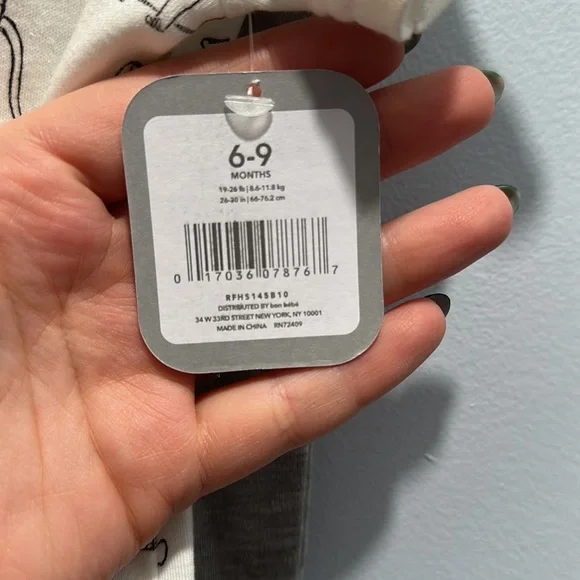 NWT Rene Rofe Baby Set - 6-9 mos Wild Cat Pattern - Picture 7 of 7